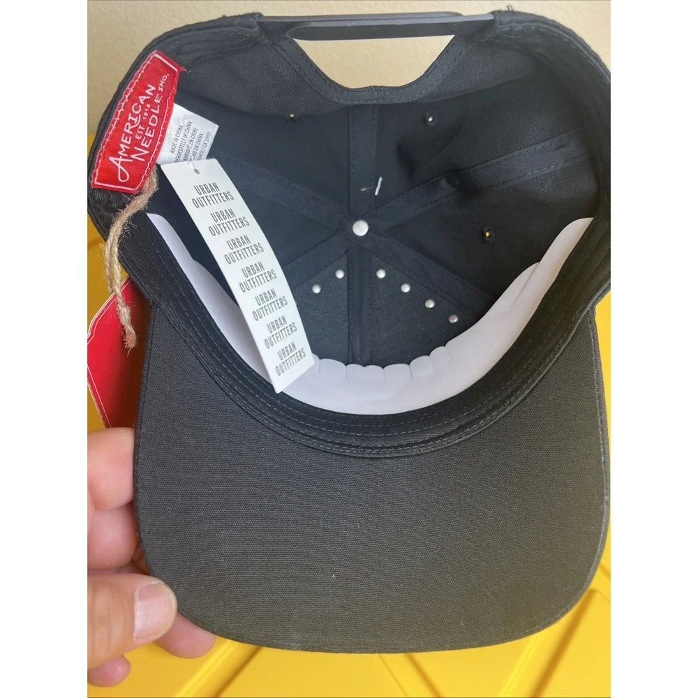 AC/DC Baseball Hat‎ Cap Studded Black NWT Highway To Hell World Tour 1979 , NWT